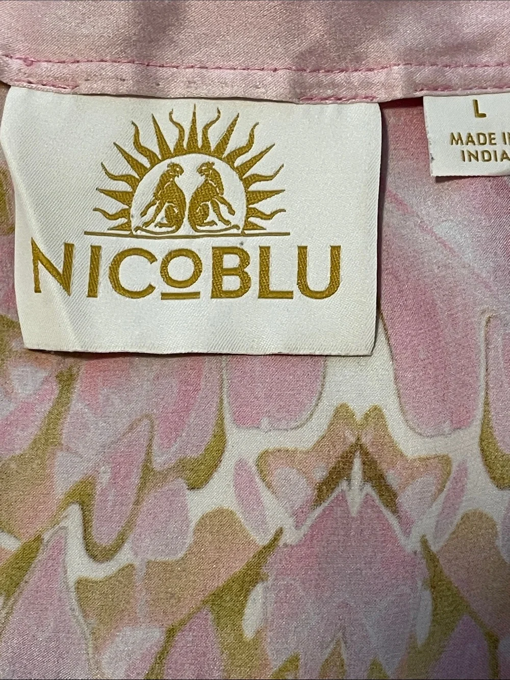 NicoBlu Silk Kaftan size Large - Picture 9 of 14